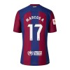 Oficiální Fotbalový Dres FC Barcelona Marcos A. 17 Domácí 2023-24 pro Děti